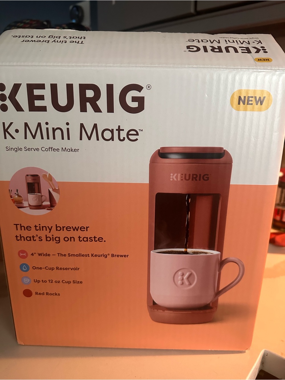 Keurig K‑Mini Mate Single Serve Coffee Maker - Red Rocks Pink